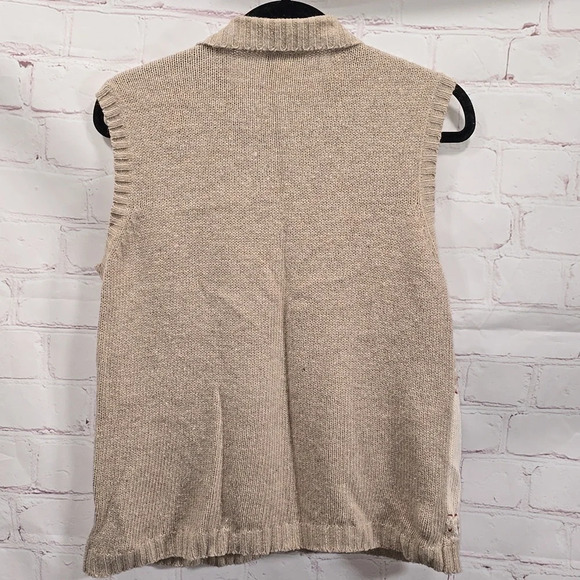 Southern Lady Snowman Cardinal Christmas Vest Ugly Sweater Womens Size Small - Picture 7 of 11